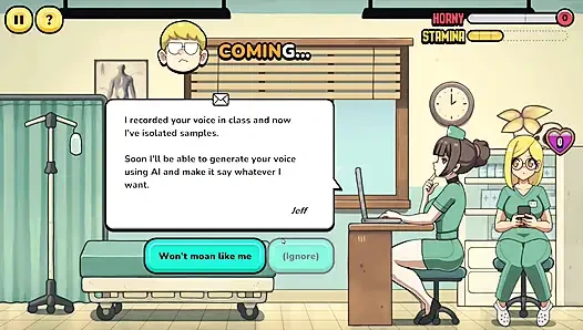 Hentai Game - Problematic Student - LVL 2 Teacher Fucks Students