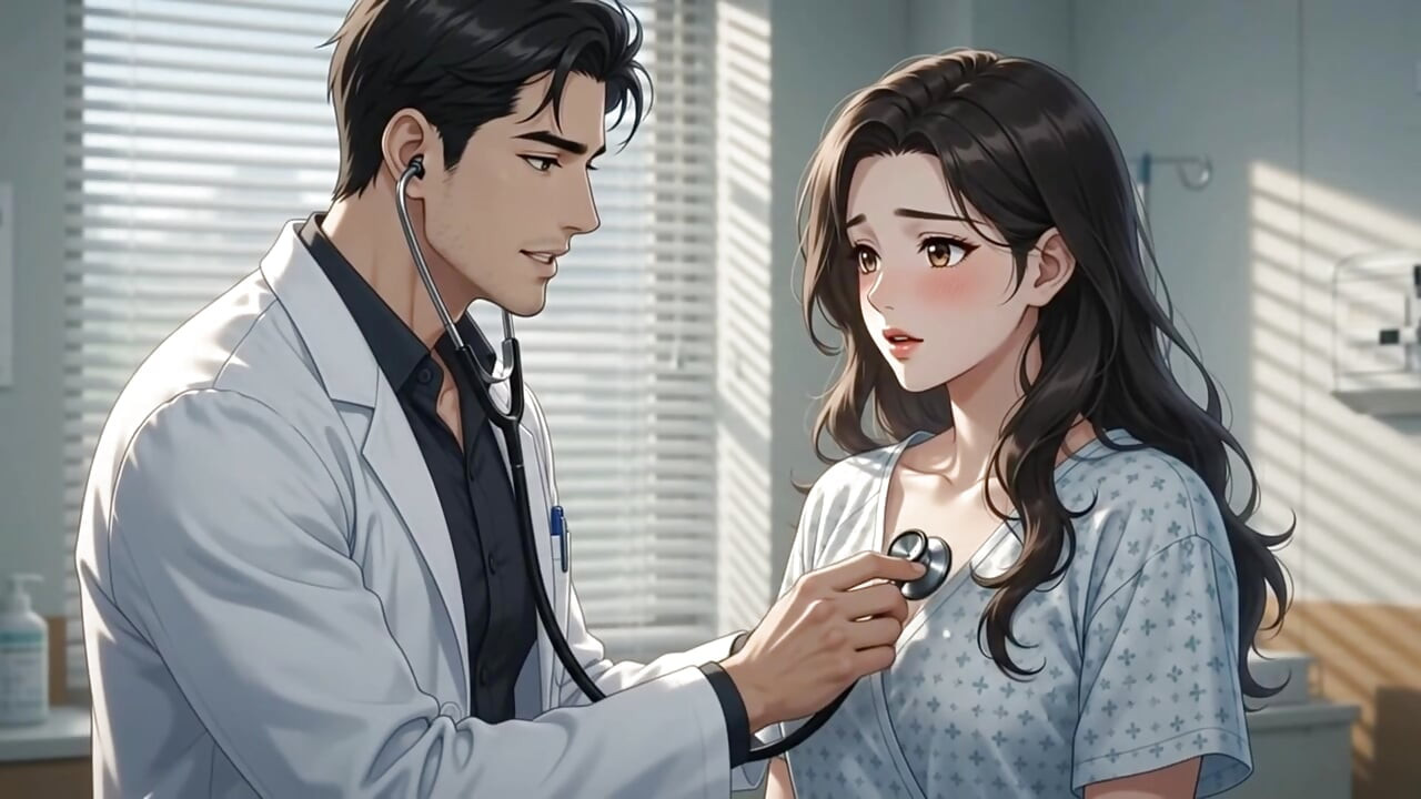 Horny doctor seduce milf and fuck her ass hard