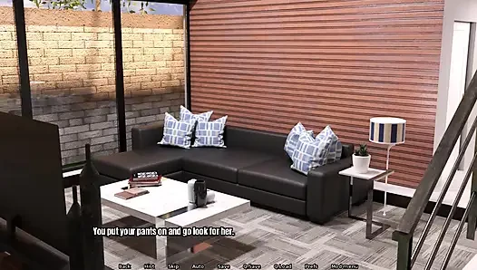 Rumah nenek: aku tidak percaya dia duduk di atasku seperti itu.