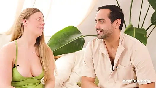 Ersties - Samantha Gets Oiled Up & Massaged by Gus (Ep 1 of 2)