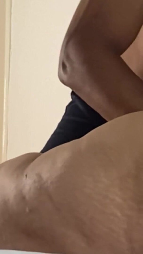 Married wife invites African man for a massage at her house. BBC Milf | Clip 1