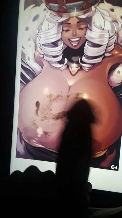 Ebony Queen Cum tribute