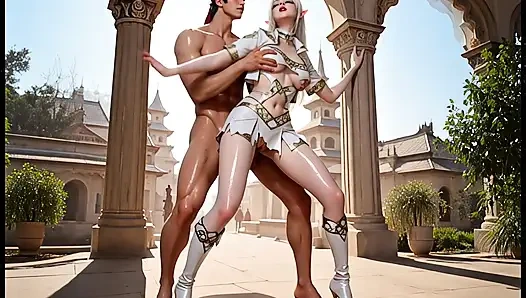 İri göğüslü sarışın orta yaşlı seksi kadın büyük yarakları götten ve amından sikiyor