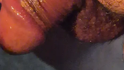 "Playing with my penis at night."