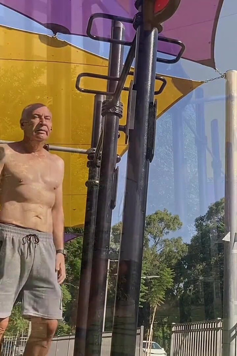 Solo Masturbation with Some Exercise