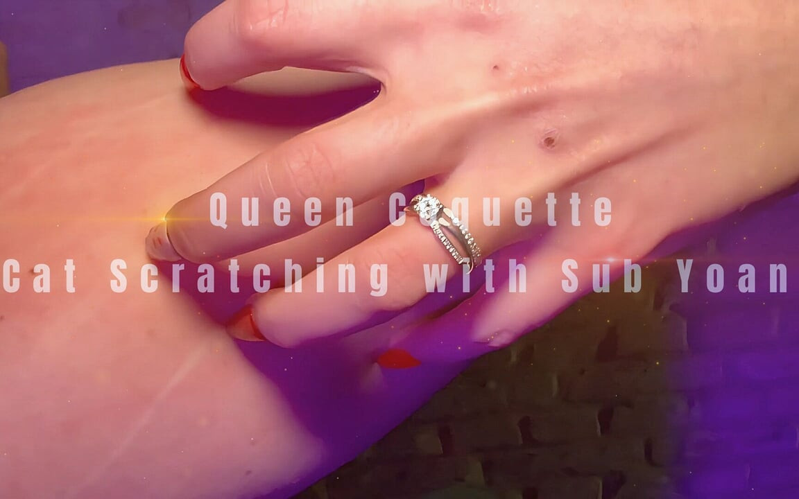 Catgirl Domina Griffe Son Soumis - Fétiche Des Ongles Longs Et Jeu De Scratch