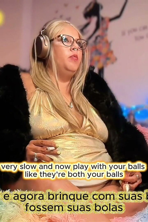 Steaming Hot JOI with Brazilian MILF BBW Goddess in Gold
