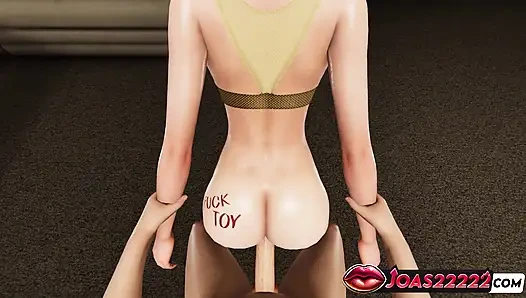 Sexy Yoshike Anime 3D Hentai – POV Standing Doggystyle Perfect Ass, Spreading Legs Close-Up & Anal Piledriver Creampie