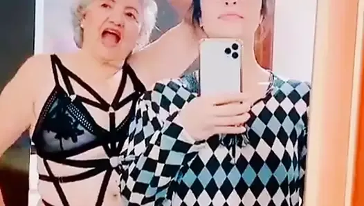 Hot granny on tiktok