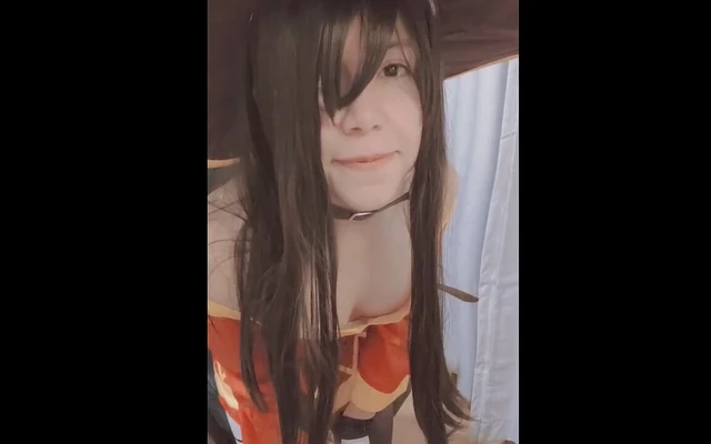 Megumin Cosplay Masturbating!