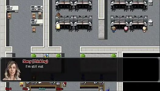 Ofis karısı #18 - Nate ve Angelo iş yerinde Stacy'yi sikiyor.