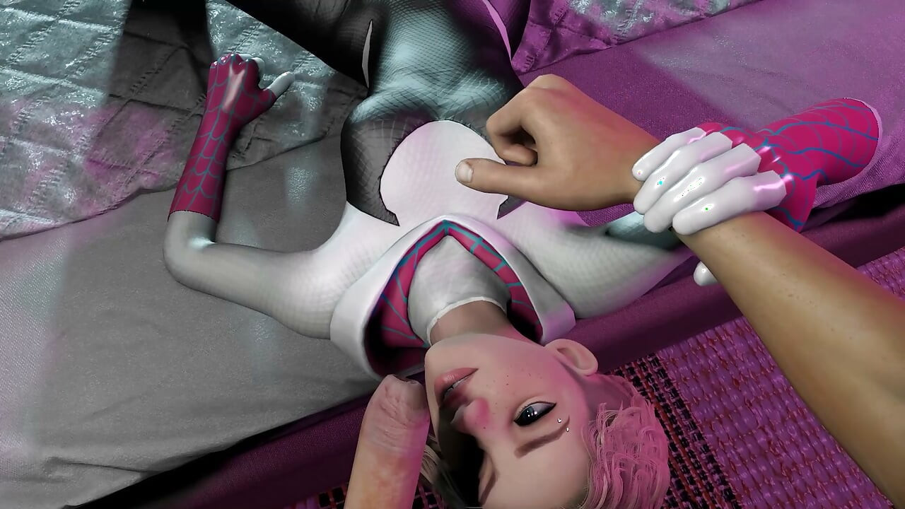 POV Spider Gwen Sucking Dick