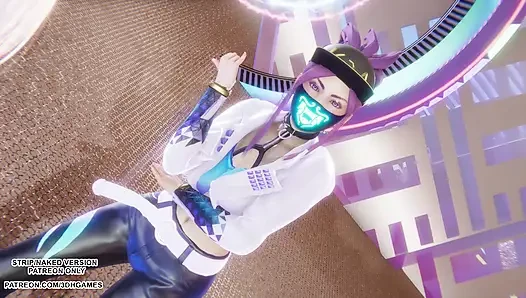 Mmd kpop si pemburu iblis - huntrx - tarian kpop seksi ahri akali kaisa - bokep hentai legenda tanpa sensor 4k 60fps