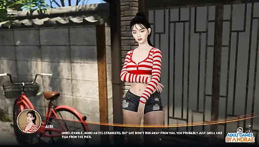 Yokai: gameplay rahasia sange bagian 1 - airi kepergok fingering memeknya sendirian di kamar mandi
