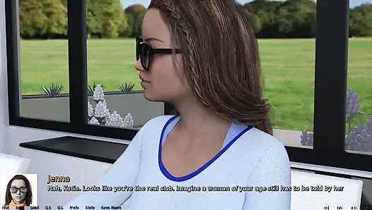 Kalbin olduğu yerde: genç erkek avcısı, orta yaşlı seksi kadının ağzına riskli beklenmedik boşalma bölüm 113