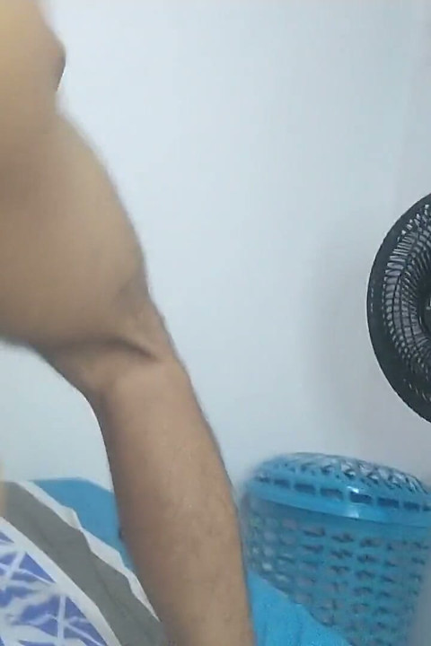 I was so excited and can't hold the camera while my black bull fucks my cuckold slave's ass
