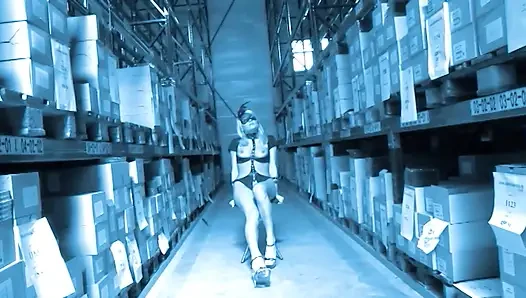 German Domination Scene - Blonde in Fetish Gear