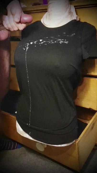 Cum on t shirt