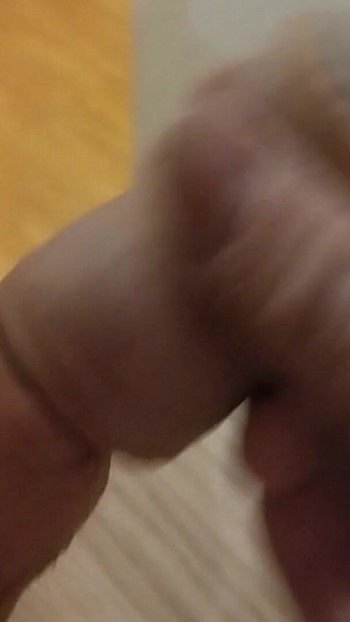 Key moment from "Cumming with limp cock banded with 10 bands"