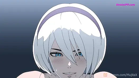 Erangannya adalah satu-satunya pesan kesalahan yang dia nikmati - kartun