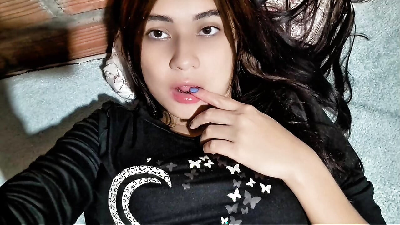 College girl masturbating with a follower