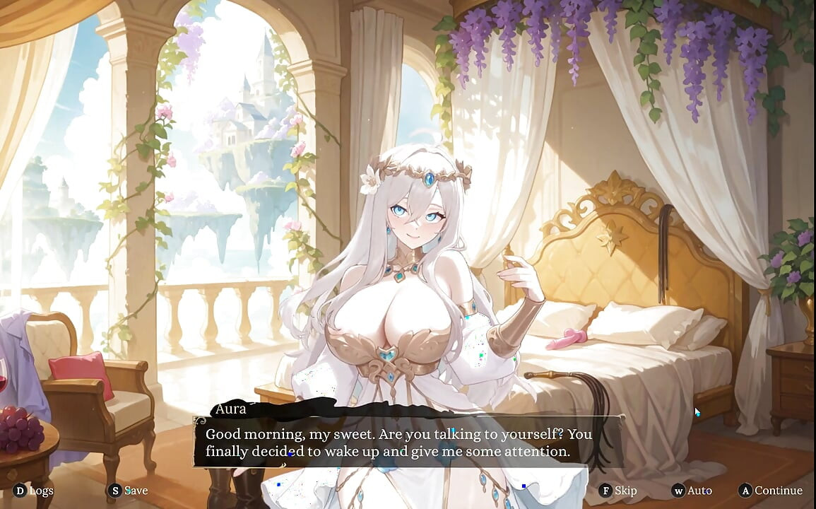 Aura 2 Lust of the Gods Hentai Game Ep.1 Stripping SEX battle with my GODDESS WIFE !