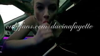 BLOWJOB IN CAR EXTREMELY HUGE CUMSHOT IN HER MOUTH!