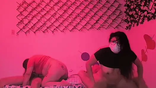 Two couples fuck simultaneously with cheap whores from India