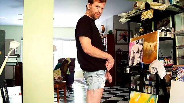 Hairyartist in slow seduction for P