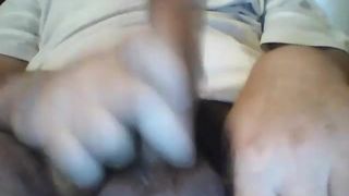 Me wanking my dick on webcam