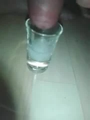mega Ladung ins Glas gespritzt