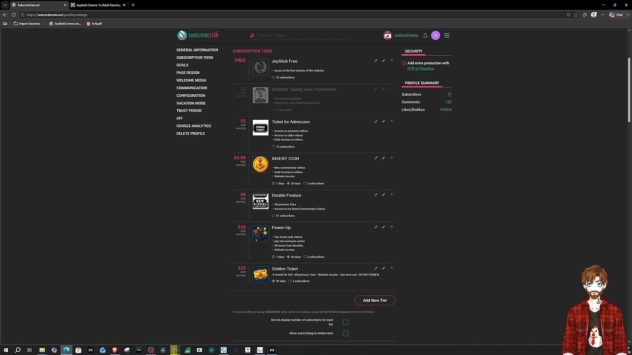 Pembaruan situs web 7-21