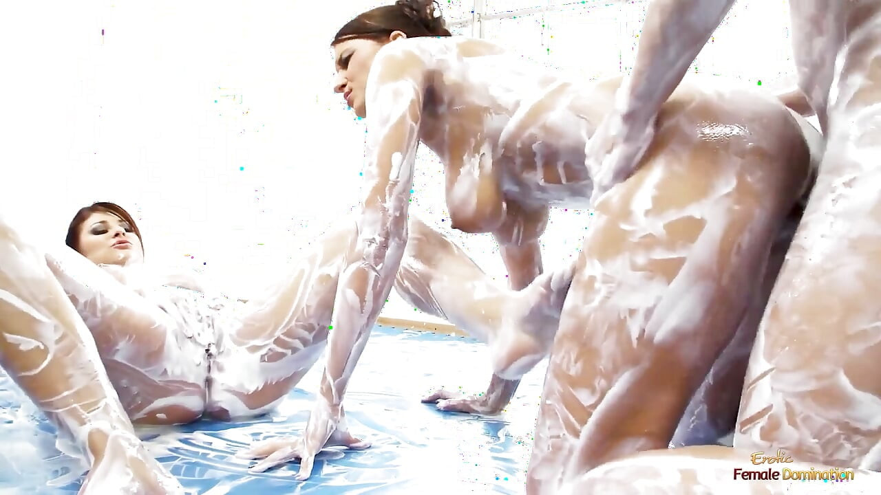 Beauties Get Covered in Whipped Cream During a Hardcore Sex Session
