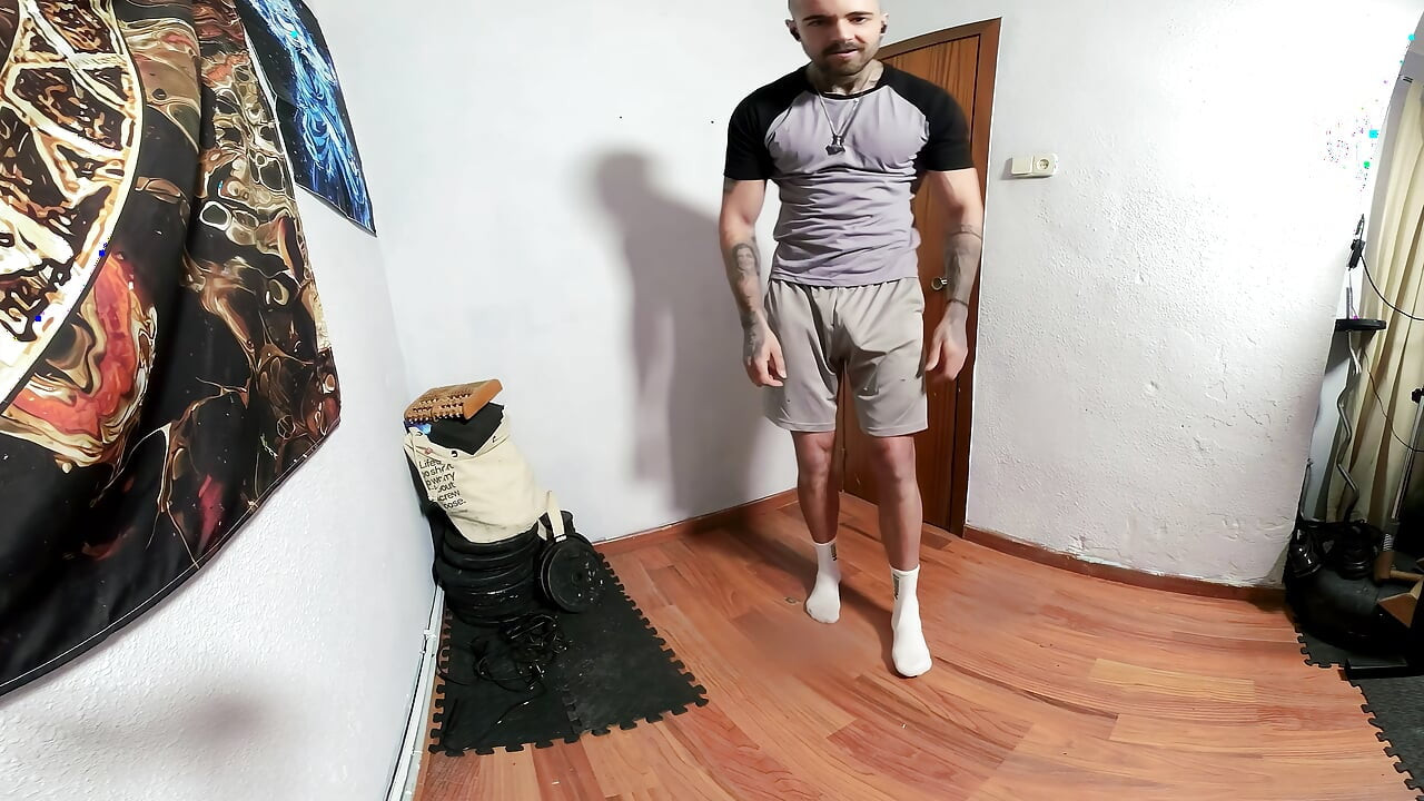 Ep 31 Teaser - Pornasthetics pt2 - Teaches u How to Bodyweight Train -Solo Male Naked,Cock Tease,Stretching &amp; Big Cum End