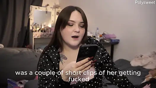 Порно истории - трах страпоном с соседкой, глотающей сперму