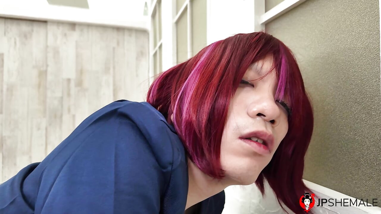 Japanese trans girl Tubaki Sakurai has anal sex with a guy.
