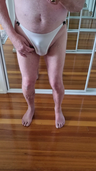 Pequeno pau de calcinha fofa