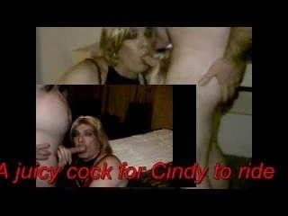 Cindy gets to ride a Juicy cock