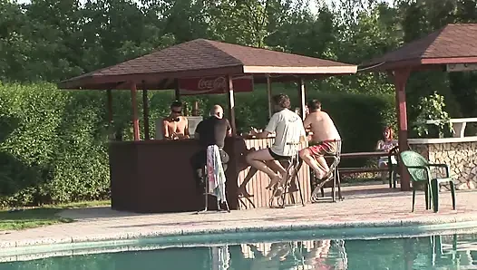 Redhead Mature Fucked by Sexy Barmen