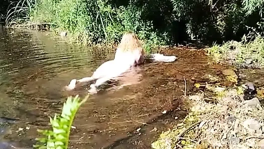 I took my stepmother to see a stream, and she ended up taking off all her clothes in front of me.