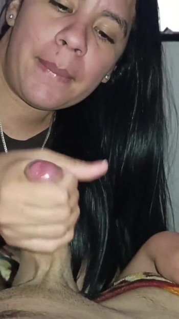 Spectacular moment from "Cheating Wife Gets Fucked By Her Stepson When Her Husband Isn't Home - HOMEMADE PORN"