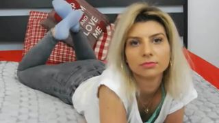 Felinasweet - meias azuis em sexo ao vivo