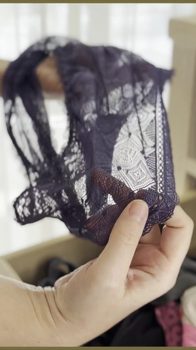 Captivating moment from "Wifey shows of her sexy panties topless with her sexy tits showing"