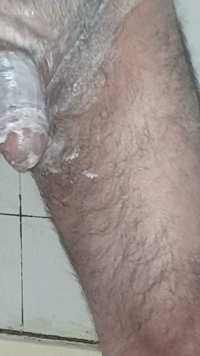 bisex couple ipne gay tras married couple matur I shaved my big hairy dick in the bathroom. I wanted to fuck the big shiny ass. | Clip 1