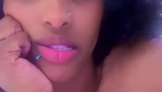 Eating My Pussy Until I Cum! Slim Ebony!! Yoni Pretty&pink