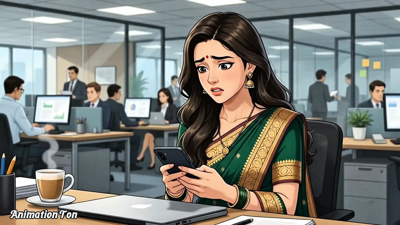 Episode 2 Indian secretary marries hardcore Dia in the night office promotion animation
