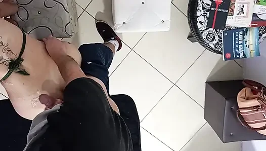 A waiting room is a good place to have sex.