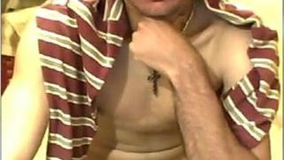 Hetero italiano homem web cam com cara bigcock punheta e esperma