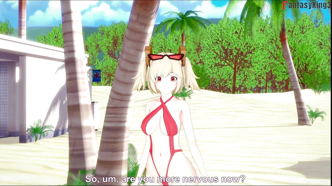 Burnice Bikini Blowjob on the beach - 1 - Zenless Zone Zero (ZZZ)