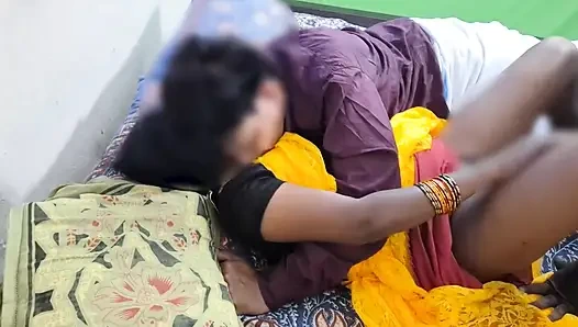 Fantasi rahasia istri India - suami & saudara tirinya bareng-bareng di dalam